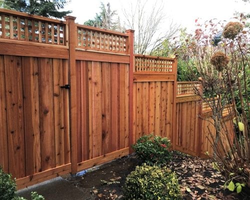 Trask Lattice Top Privacy Fence
