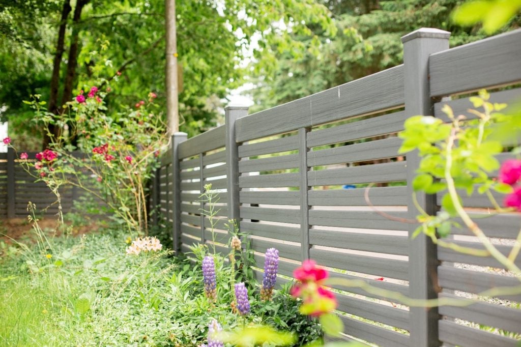 Iron And Wood Fence